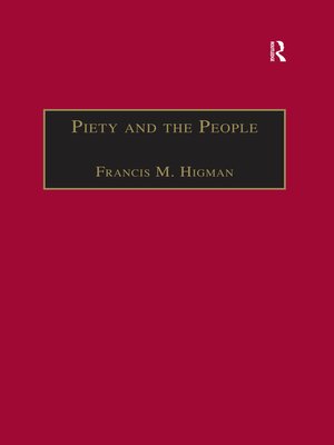 cover image of Piety and the People